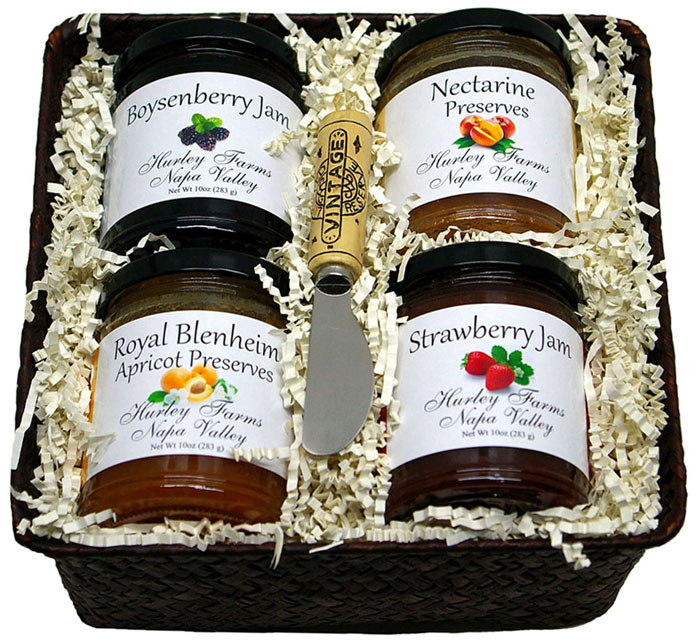 Holiday gift baskets, gift boxes and gift ideas from Napa Valley