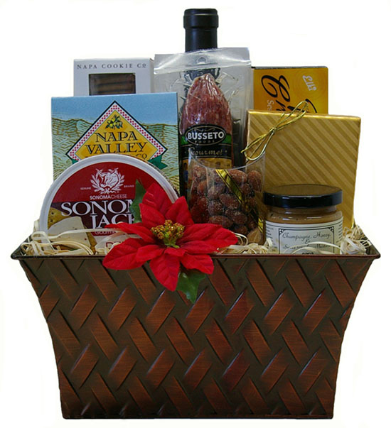 Holiday gift baskets, gift boxes and gift ideas from Napa Valley
